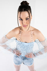 NADINE ATTACHED SLEEVE BODYSUIT