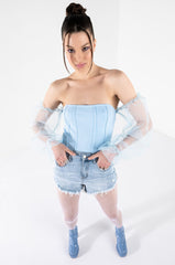 NADINE ATTACHED SLEEVE BODYSUIT