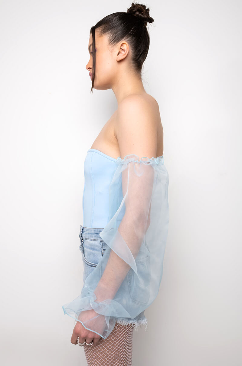 NADINE ATTACHED SLEEVE BODYSUIT