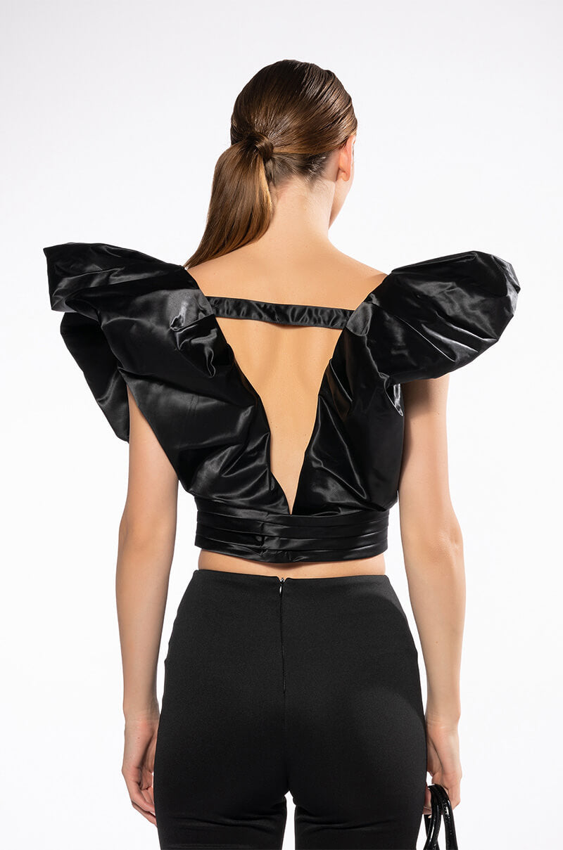 PUFF SHOULDER BOLERO