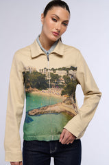 PURO BEACH CANVAS BOMBER