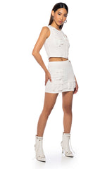 PUT IN WORK POCKET MINI SKIRT