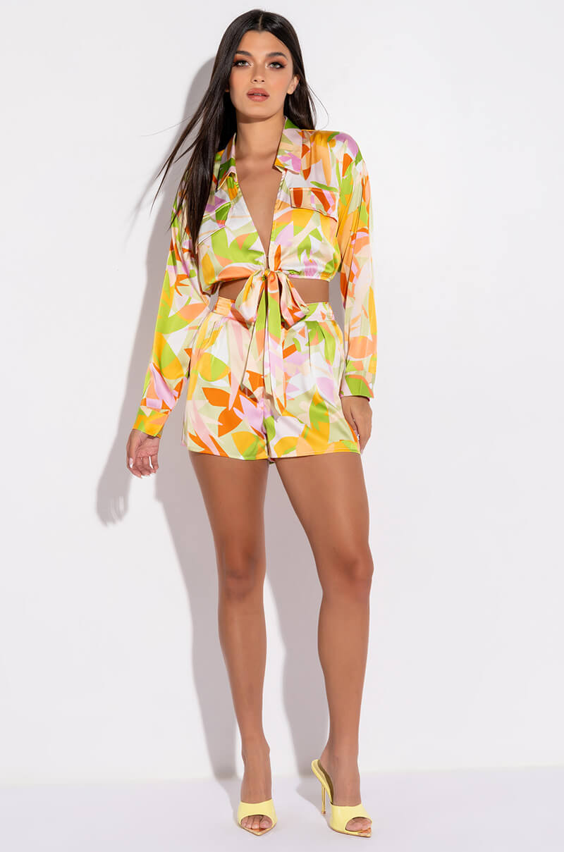 LEIA SATIN SHORT