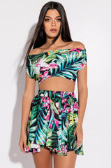 RITA FLORAL HALTER TOP