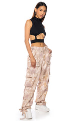 QUINN RELAXED PRINT CARGO PANT
