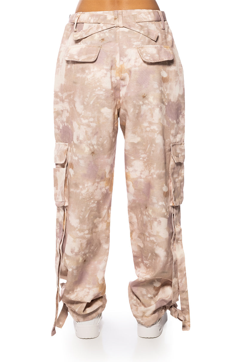 QUINN RELAXED PRINT CARGO PANT