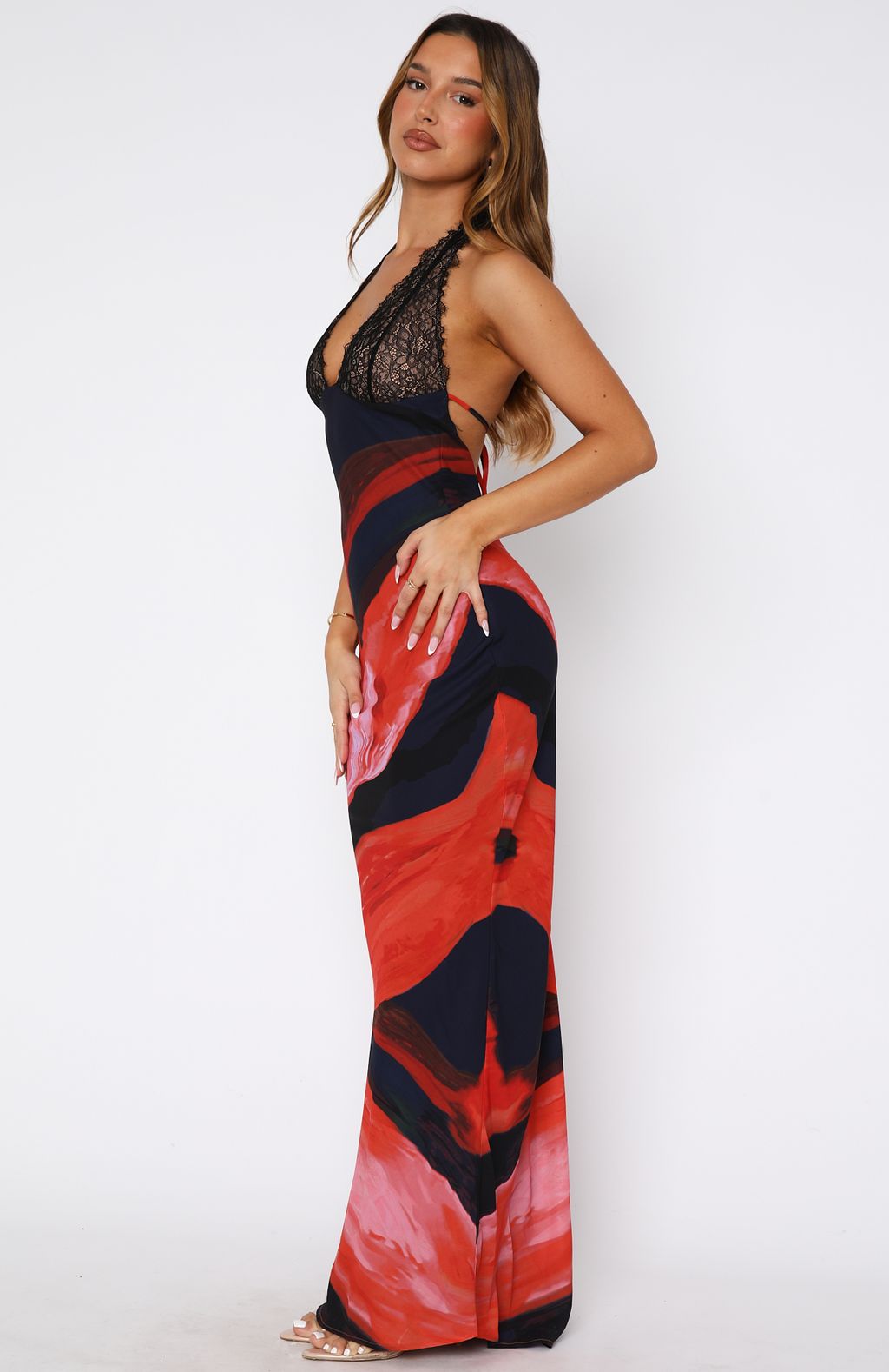 Beyond The Stars Maxi Dress Radiant Petal