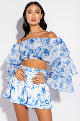 RAISE A GLASS SATIN BELTED SHORT