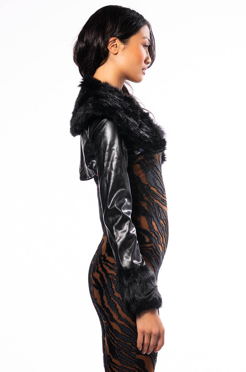 READY OR NOT ULTRA CROPPED Y2K BOLERO