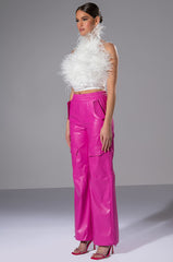 REAL OSTRICH FEATHER TOP