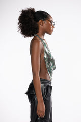 REPORTING FOR DUTY CHAINMAIL HALTER TOP