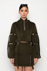 REPORTING FOR DUTY SCUBA ZIP HOODIE