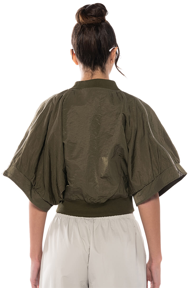 REPORTING FOR DUTY SHORT SLEEVE BOMBER