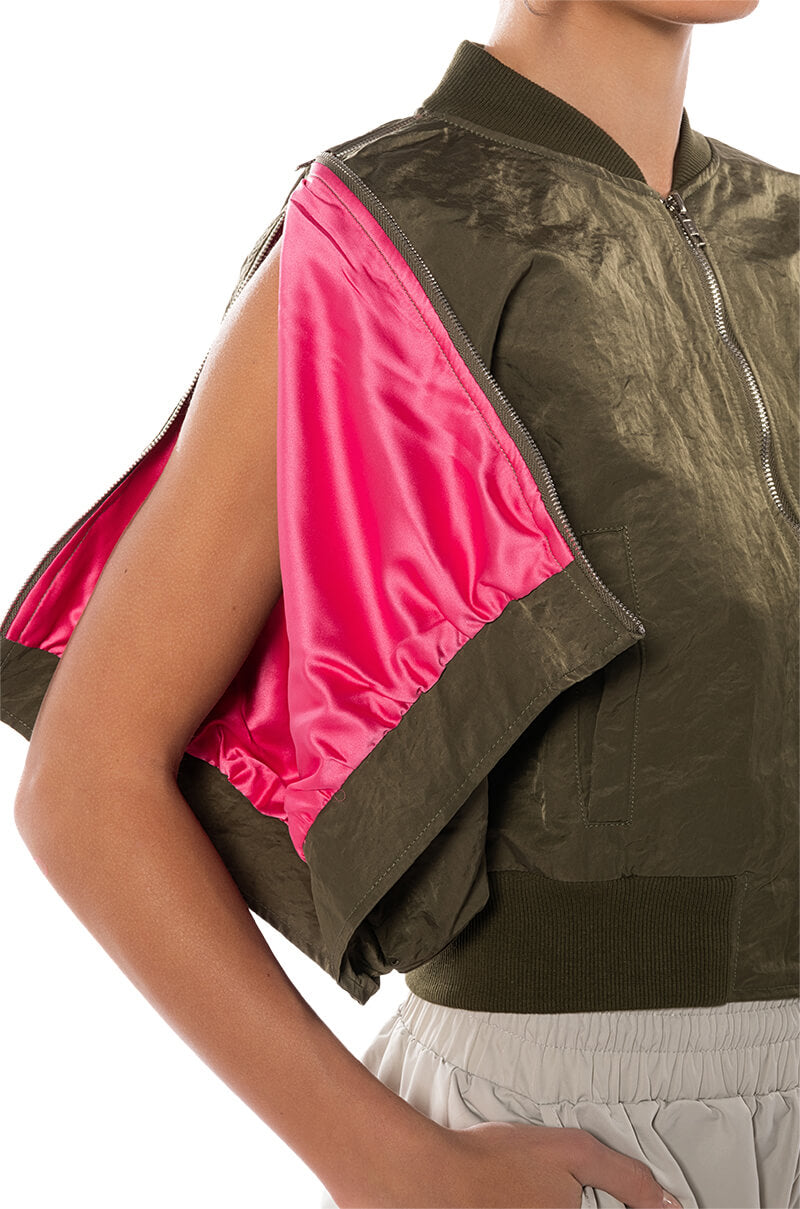 REPORTING FOR DUTY SHORT SLEEVE BOMBER