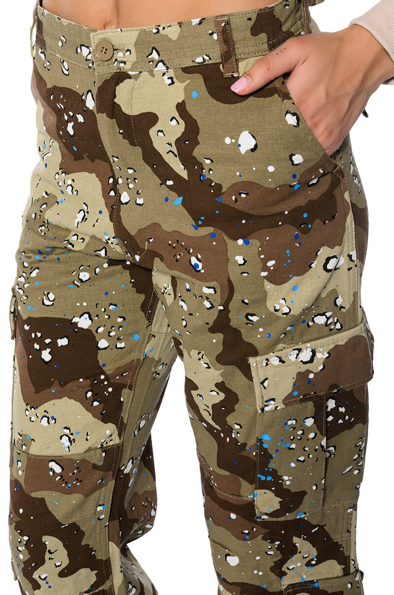 REPRESENT PAINTED WIDE LEG CARGO