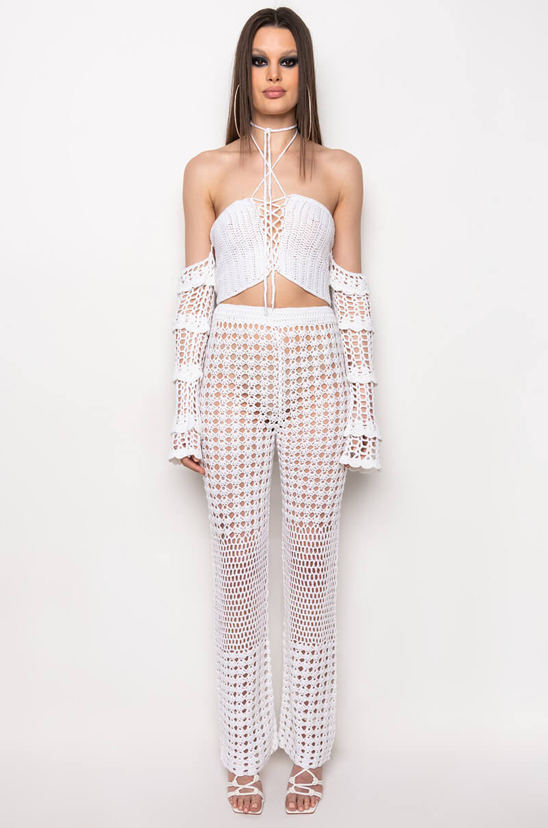 BAHAMAS MOOD CROCHET TOP