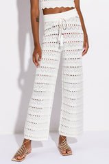 RESORT READY CROCHET WIDE LEG PANT