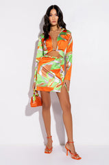 RETRO BABE STRETCH SATIN MINI DRESS