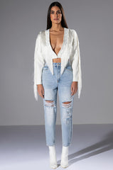 RIDE EM COWGIRL FRINGE BLAZER