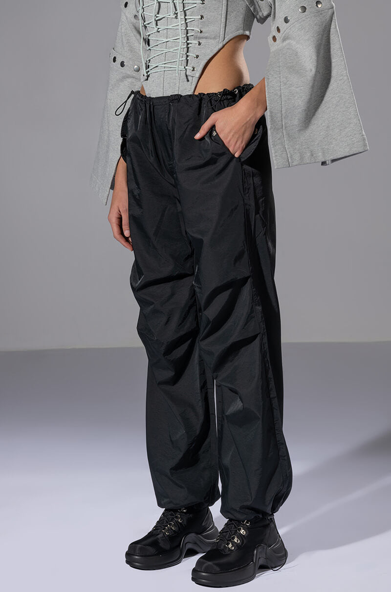 RILEY WIDE LEG PARACHUTE PANT