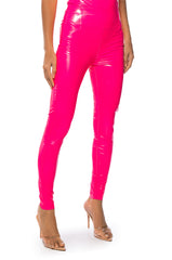 RIO NEON HIGH RISE LEGGING WITH 4 WAY STRETCH