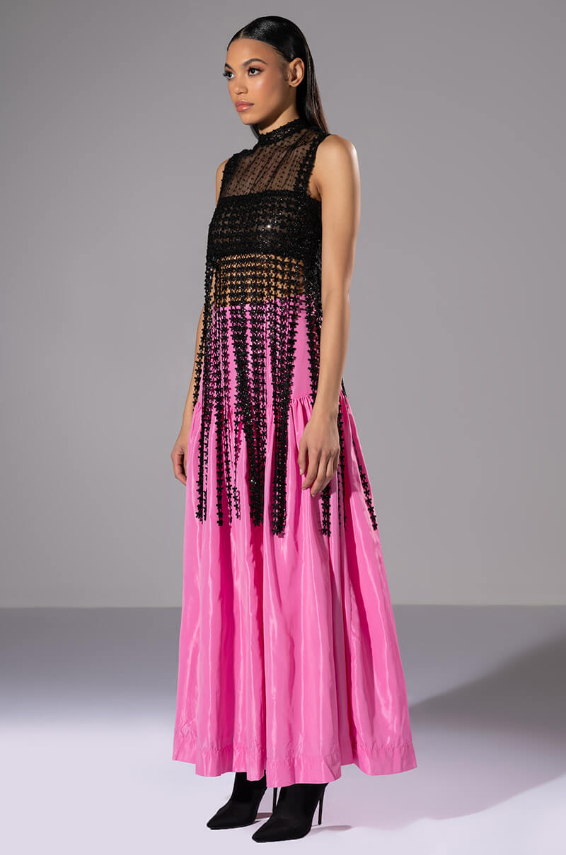 RIVER LACE FRINGED SLEEVELESS TOP