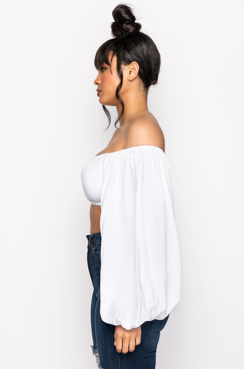 ROCK THE BOAT OFF SHOULDER BLOUSE