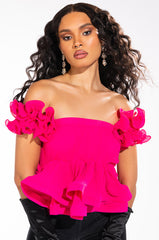 ROMANTIC RUFFLE BLOUSE