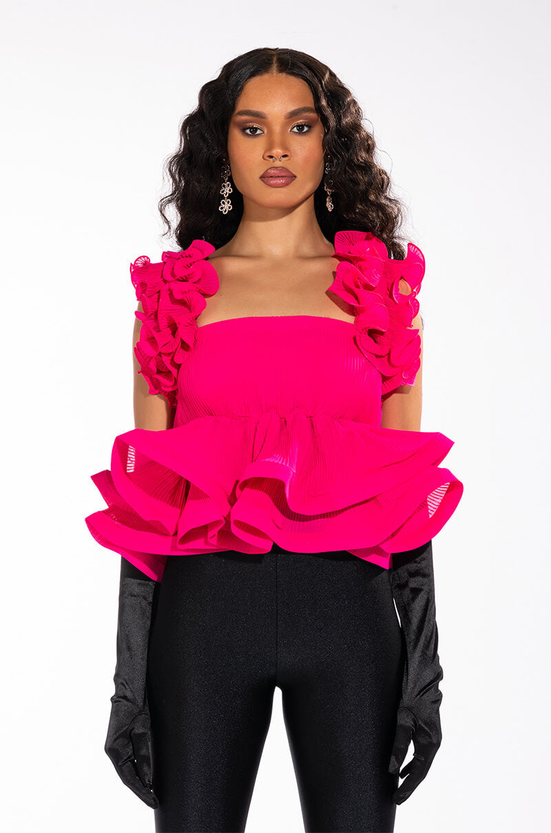 ROMANTIC RUFFLE BLOUSE