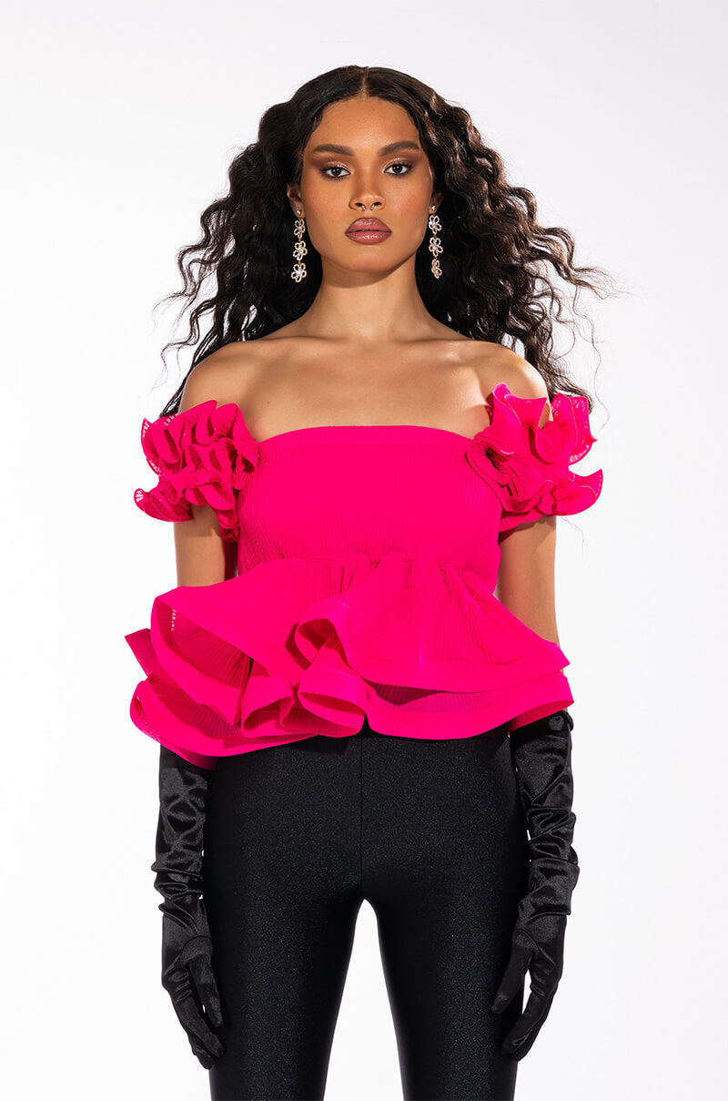 ROMANTIC RUFFLE BLOUSE