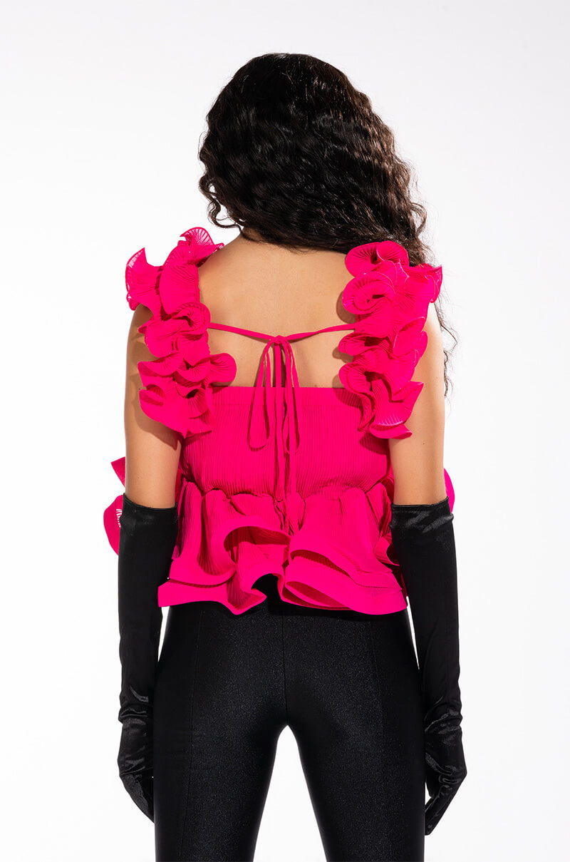 ROMANTIC RUFFLE BLOUSE