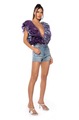 ROMANTIC RUFFLED BODYSUIT