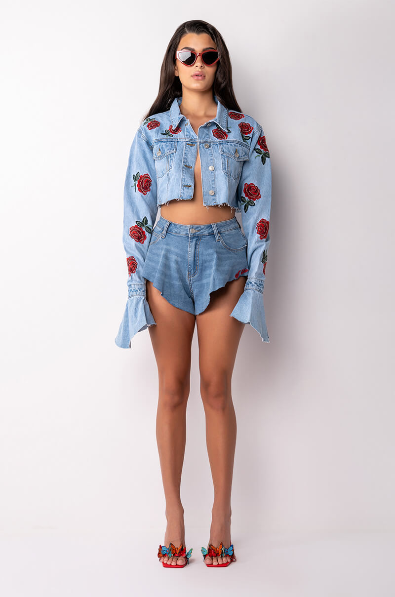 ROMANTIC WALKS DENIM JACKET