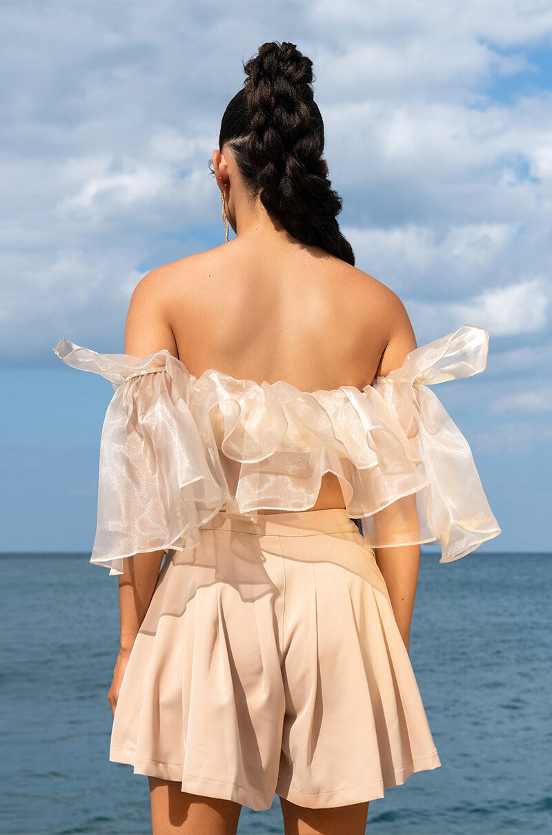 ROSIE RUFFLE SLEEVE BLOUSE