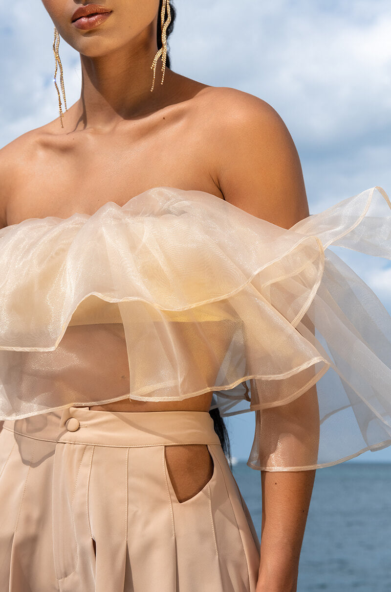 ROSIE RUFFLE SLEEVE BLOUSE