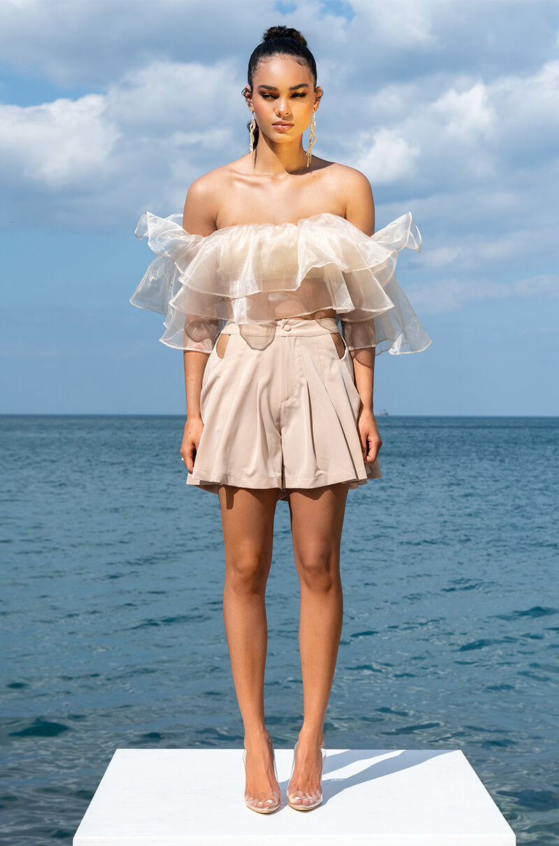 ROSIE RUFFLE SLEEVE BLOUSE