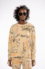 ROYALTY DRAWING CREWNECK SWEATSHIRT