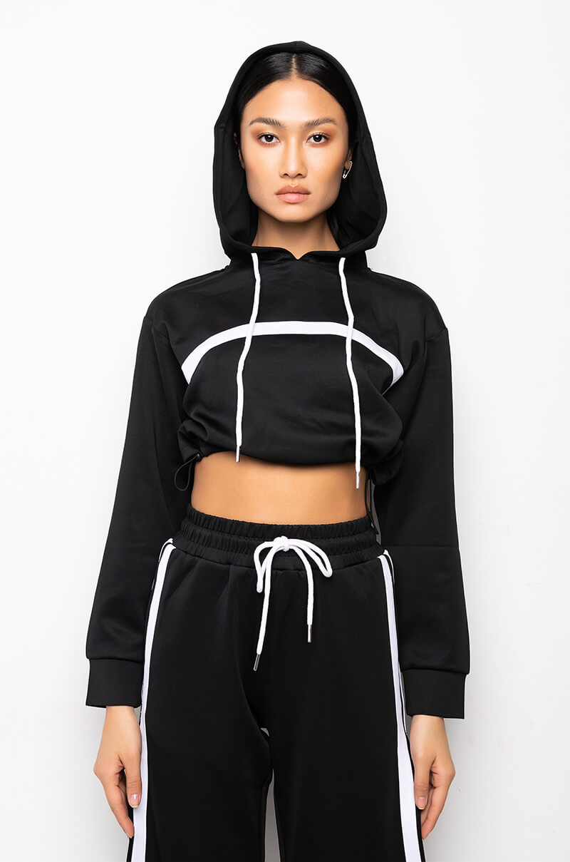 RUMORS CROPPED HOODIE