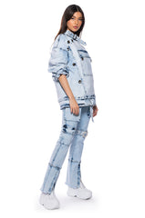 SAMMI CARGO DENIM PULLOVER