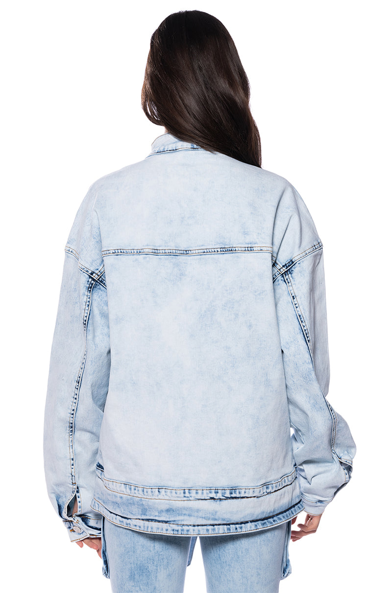 SAMMI CARGO DENIM PULLOVER