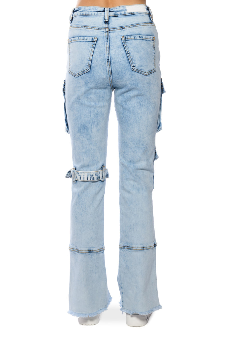 SAMMI DENIM CARGO PANT