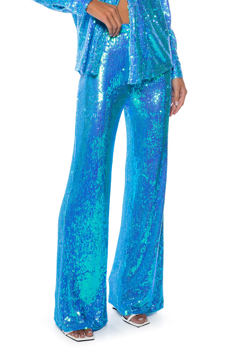 SAPPHIRE DREAMING SEQUIN TROUSER