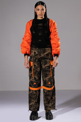SCOTLAND YARD CROP BOLERO BOMBER JACKET