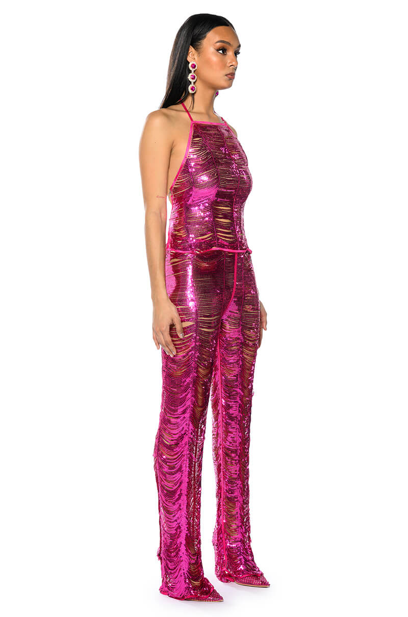 SENORITA EMBELLISHED HALTER TOP