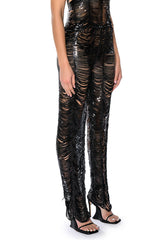 SENORITA EMBELLISHED STRAIGHT LEG PANT