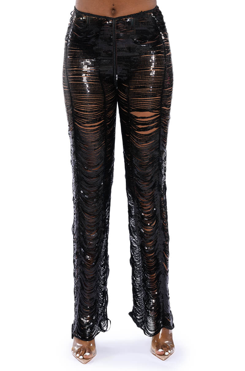 SENORITA EMBELLISHED STRAIGHT LEG PANT