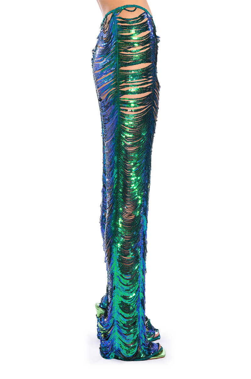 SENORITA EMBELLISHED STRAIGHT LEG PANT