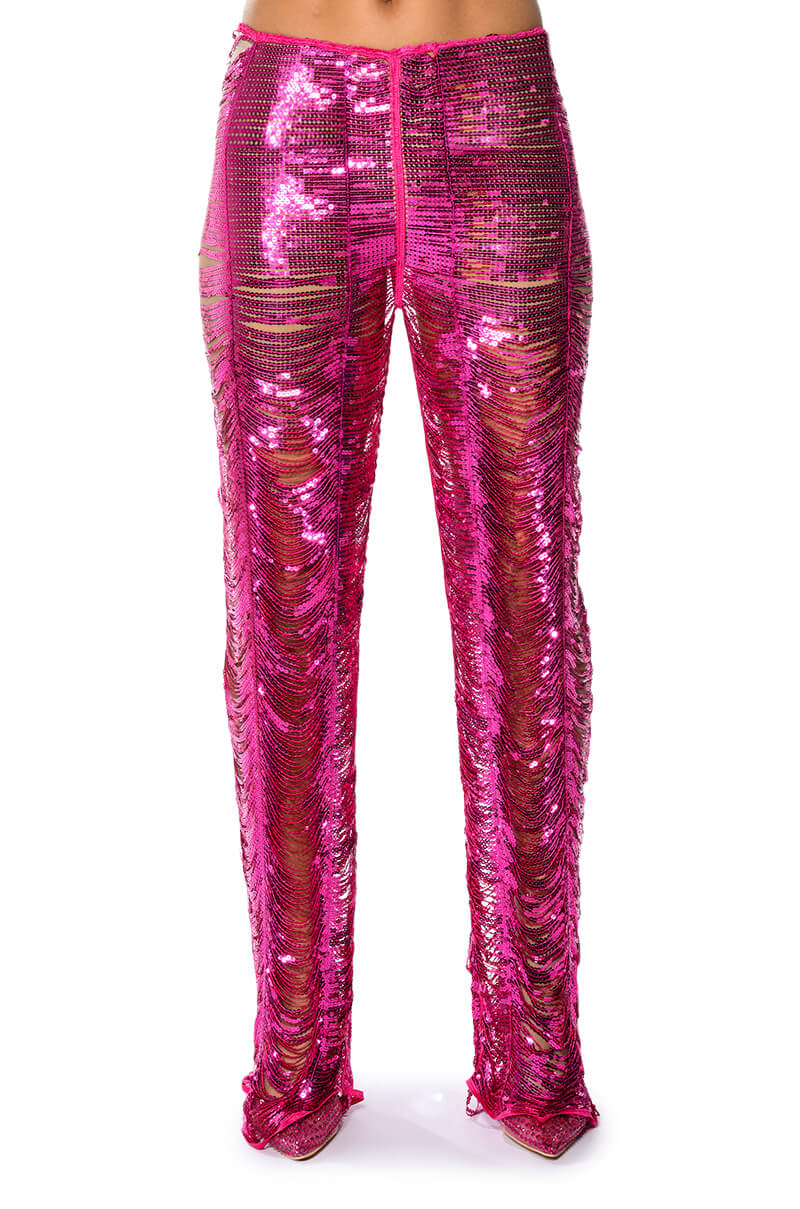 SENORITA EMBELLISHED STRAIGHT LEG PANT