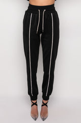 SHAPE OF YOU RHINESTONE ROPE JOGGER