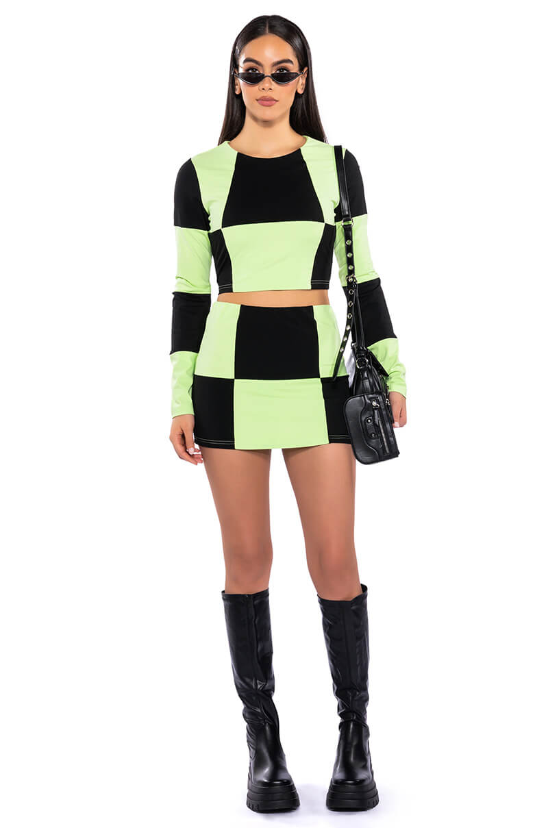 SHEGO SOFT STRETCH MINI SKIRT